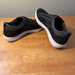 Clarks Womens Adella Trace Shoe Cloud Steppers Black/gray 8