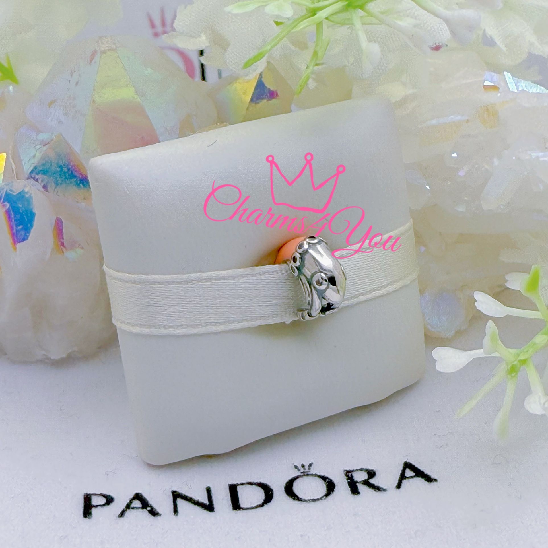 Adorable Charm 925 silver for Pandora moments bracelet.