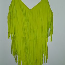 Womens Fringe One Piece SHEIN L