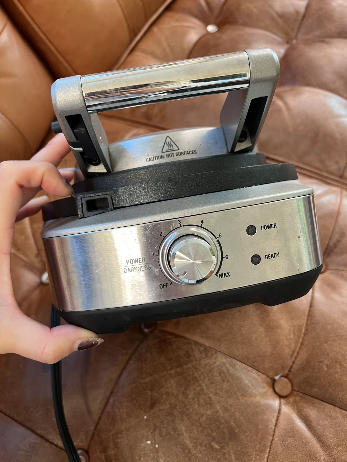 Breville - No-mess Waffle Maker