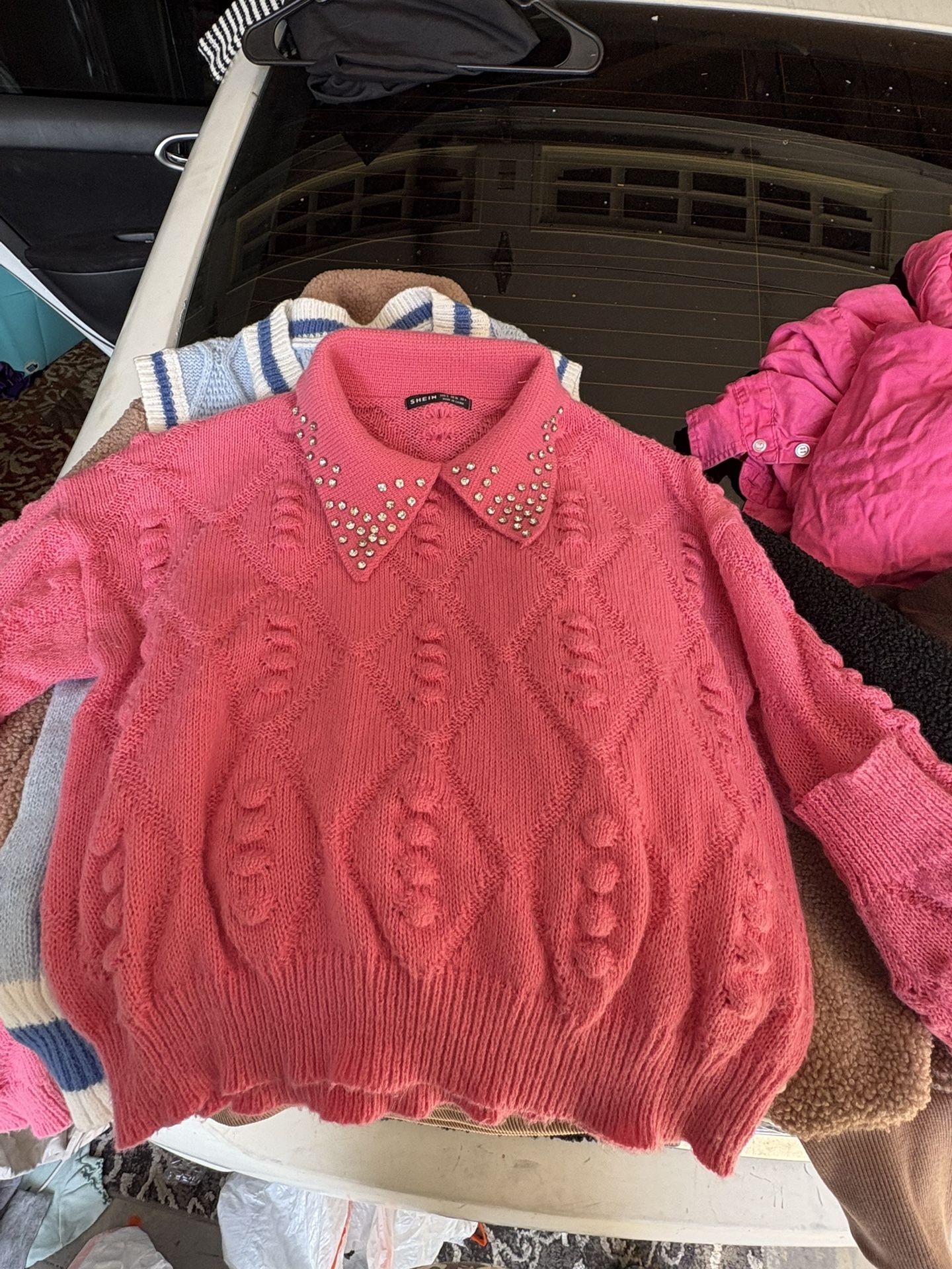 2 Collared Sweatshirts