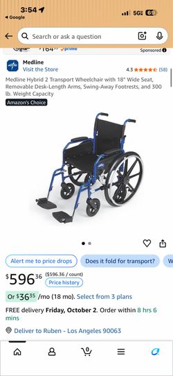 Wheel Chair Medline