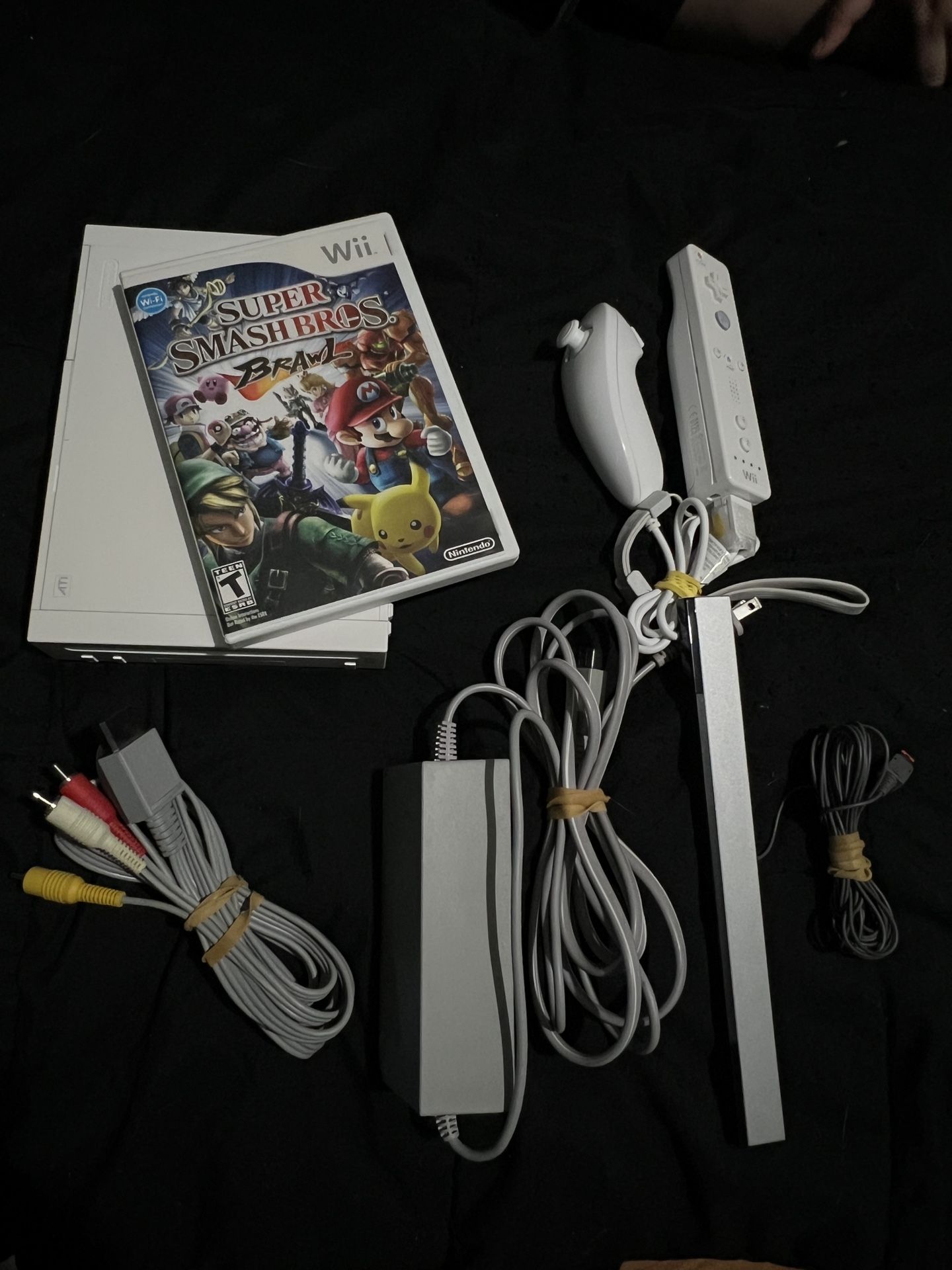 Nintendo Wii Complete With Super Smash