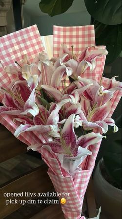 lily bouquet !🌸