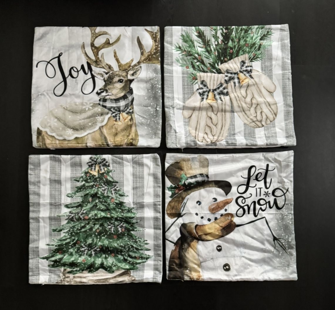 4- Holiday Pillow Covers