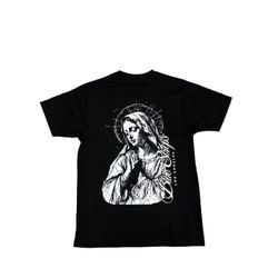 BluestripsLA Virgin Mary Tee - Black