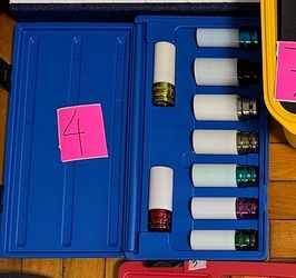 Thin-Wall Lug Nut Impact Socket Set in Blue Case 9 Pc