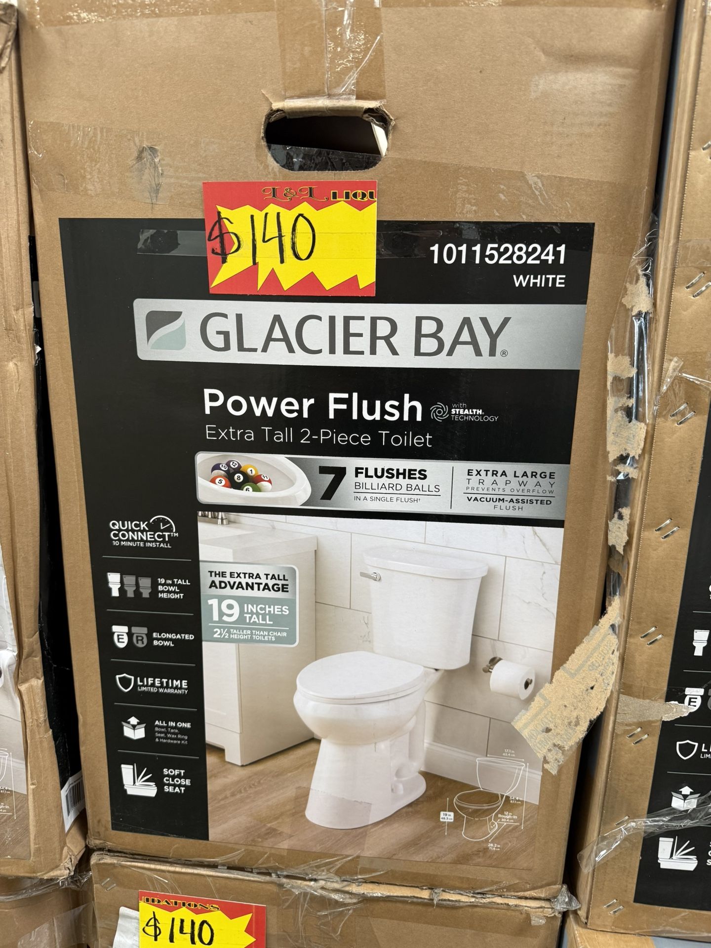 Glacier Bay Powerflush Toilet