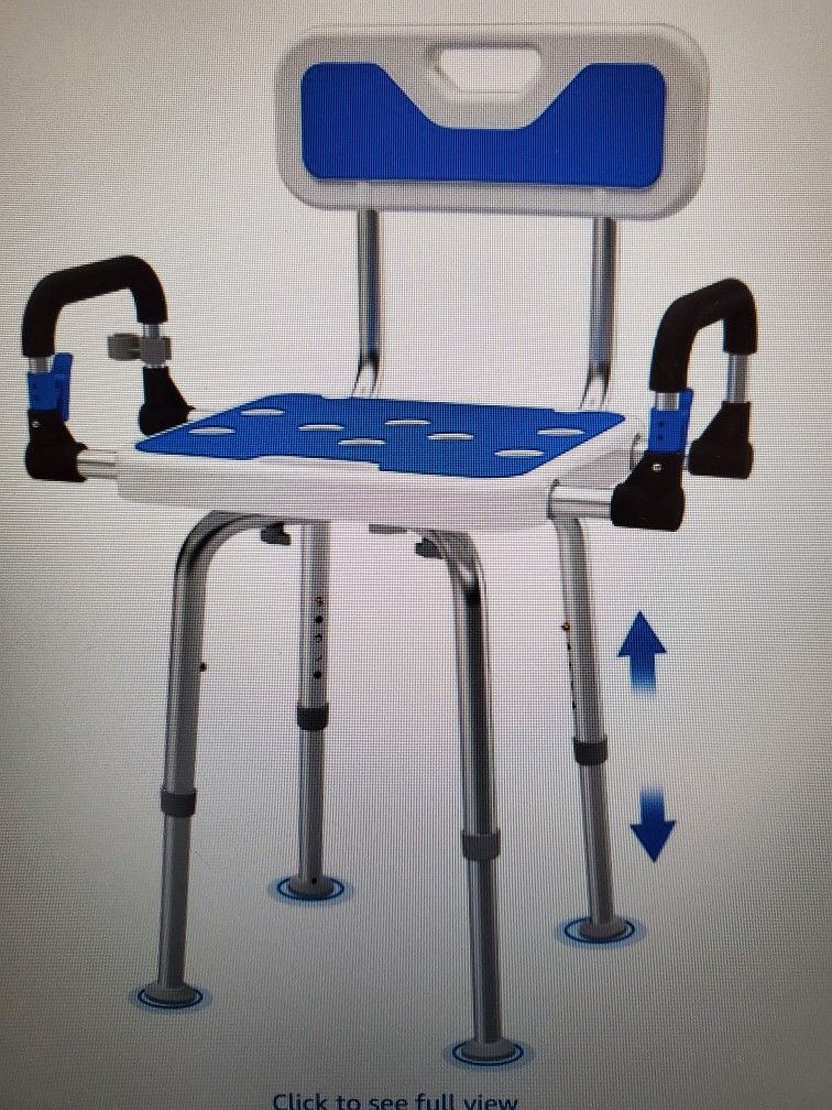 SHOWER CHAIR...HEAVY DUTY...500LB