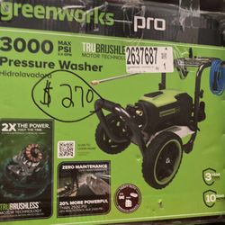 Greenworks 3000PSI Pressure Washer