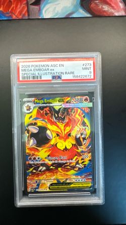 Mega Emboar ex PSA 9 Special Illustration Rare