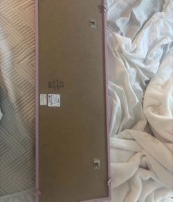 Cute Pink Glass and Wood Hello Kitty Picture Room Decoration