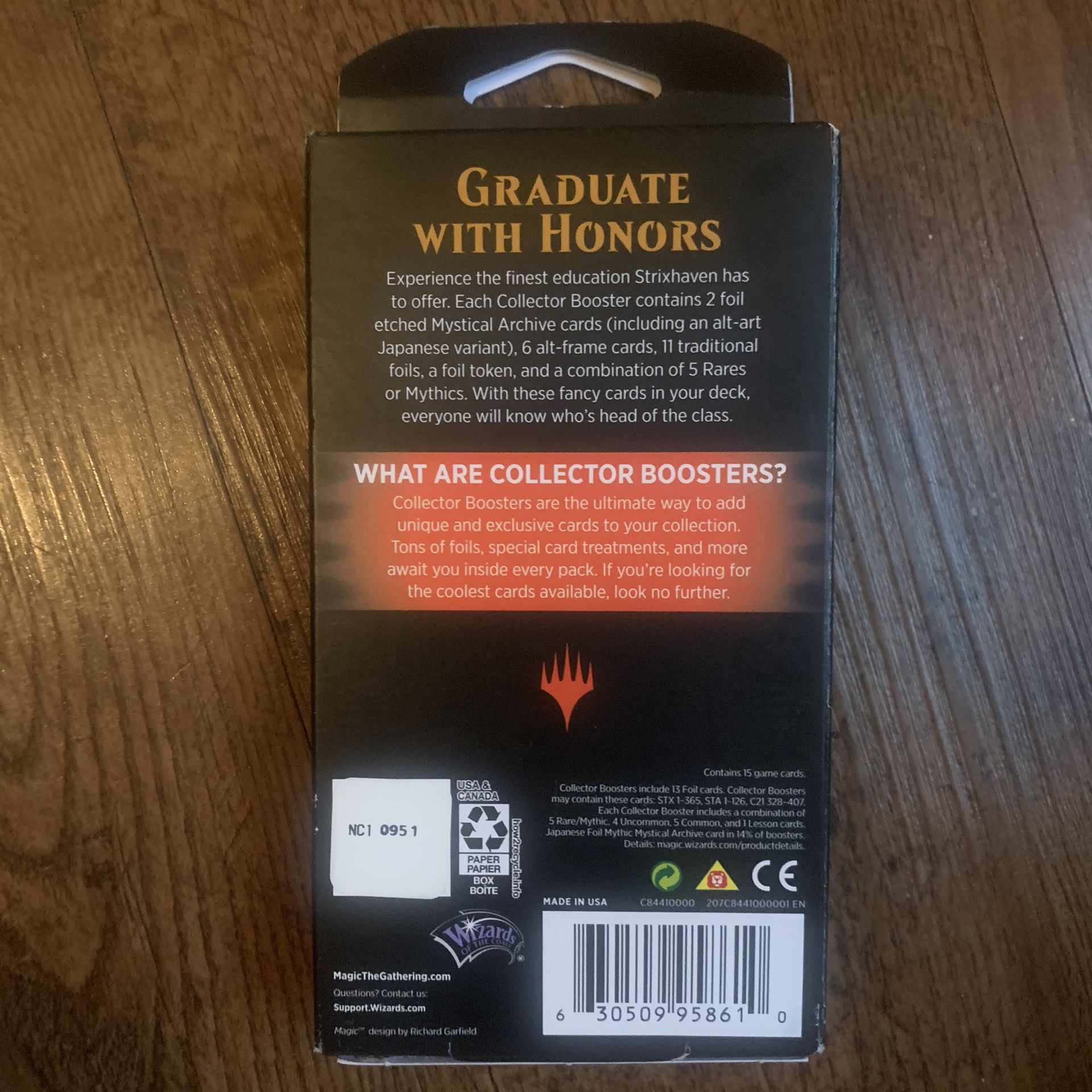New sealed 2021 MTG COLLECTOR BOOSTER 15-Cards STRIXHAVEN School of Mages - Box/Pack Loaded with Rares and foils