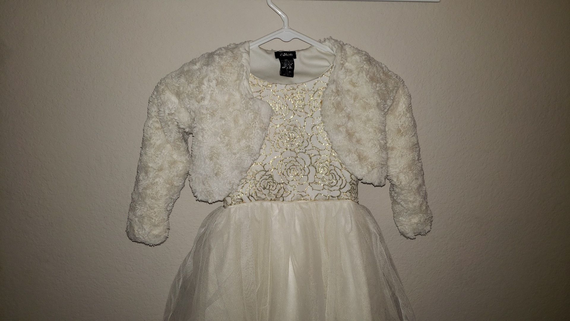 Girls white dressy dress