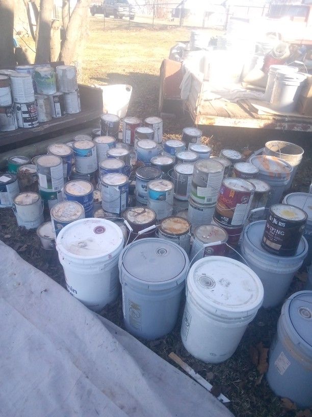 Paint -latex and oil,many unopened,all colors