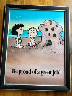 Vintage peanuts poster