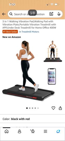 3-in-1 Walking Pad Vibration Treadmill 400W