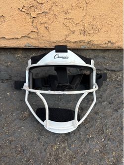 White Champion Sports Fielder's Mask