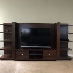 Solid Oak-Modern Entertainment TV Media / Stand