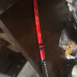 Dragon Red Saya Katana