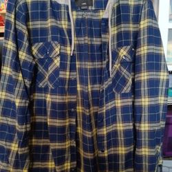 Vans Parkway Long Sleeve Hooded Flannel Shirt