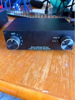 SOLUPEAK ST42 Line Level Audio Switcher
