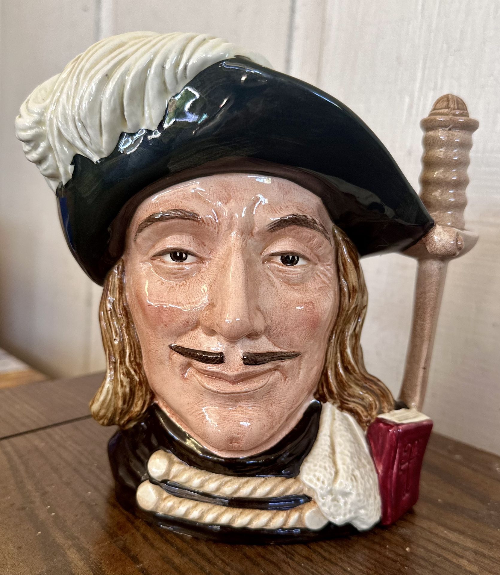 Royal Doulton “Aramis” Character Jug – D6441 – 1955 Large Toby Mug – The Three Musketeers