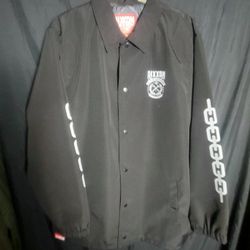 Dixxon "Working Class Heros" BLACK SNAP UP JACKET 2XL