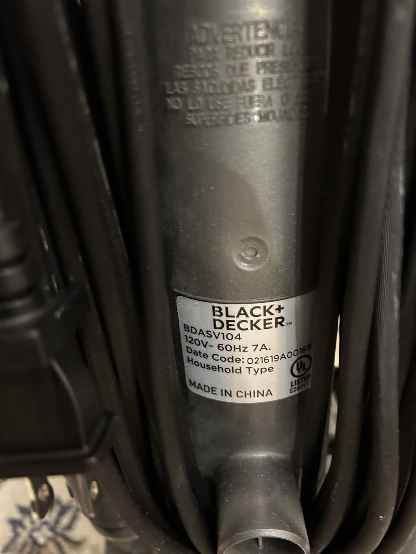 Black & Decker Air Swivel Vacuum Cleaner Bdasv101 BDASV104 Bdasl102 2 Pack HR-1025_x2_C