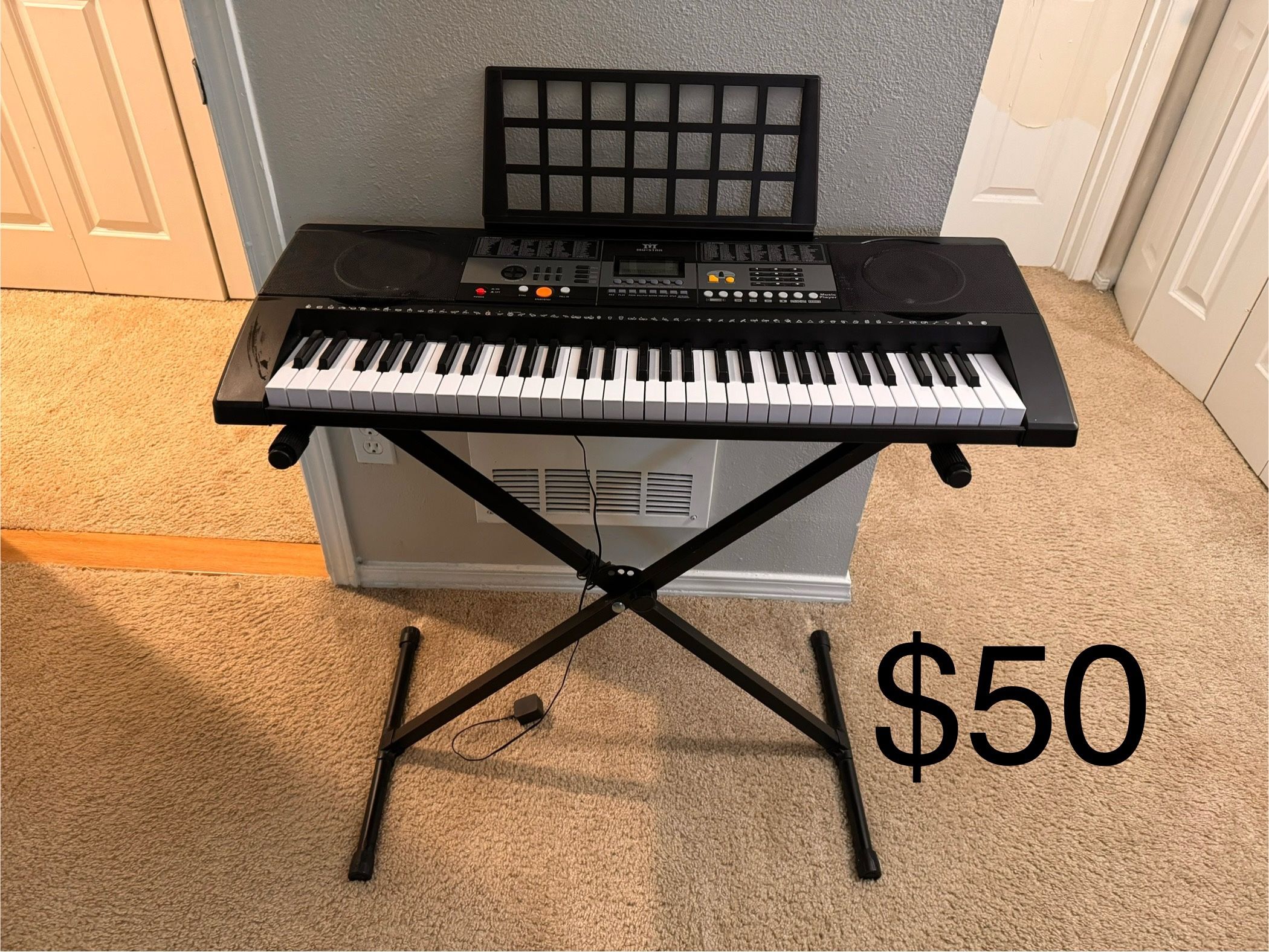 Piano with Stand