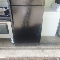 Black G.E Refrigerator