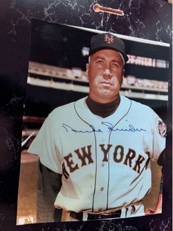 MLB DUKE SNYDER SIGNED PICTURE-COLOR MY METS. MLB