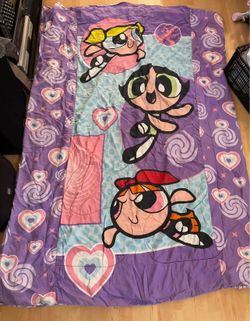 Y2K Vintage Powerpuff Girls Twin Comforter