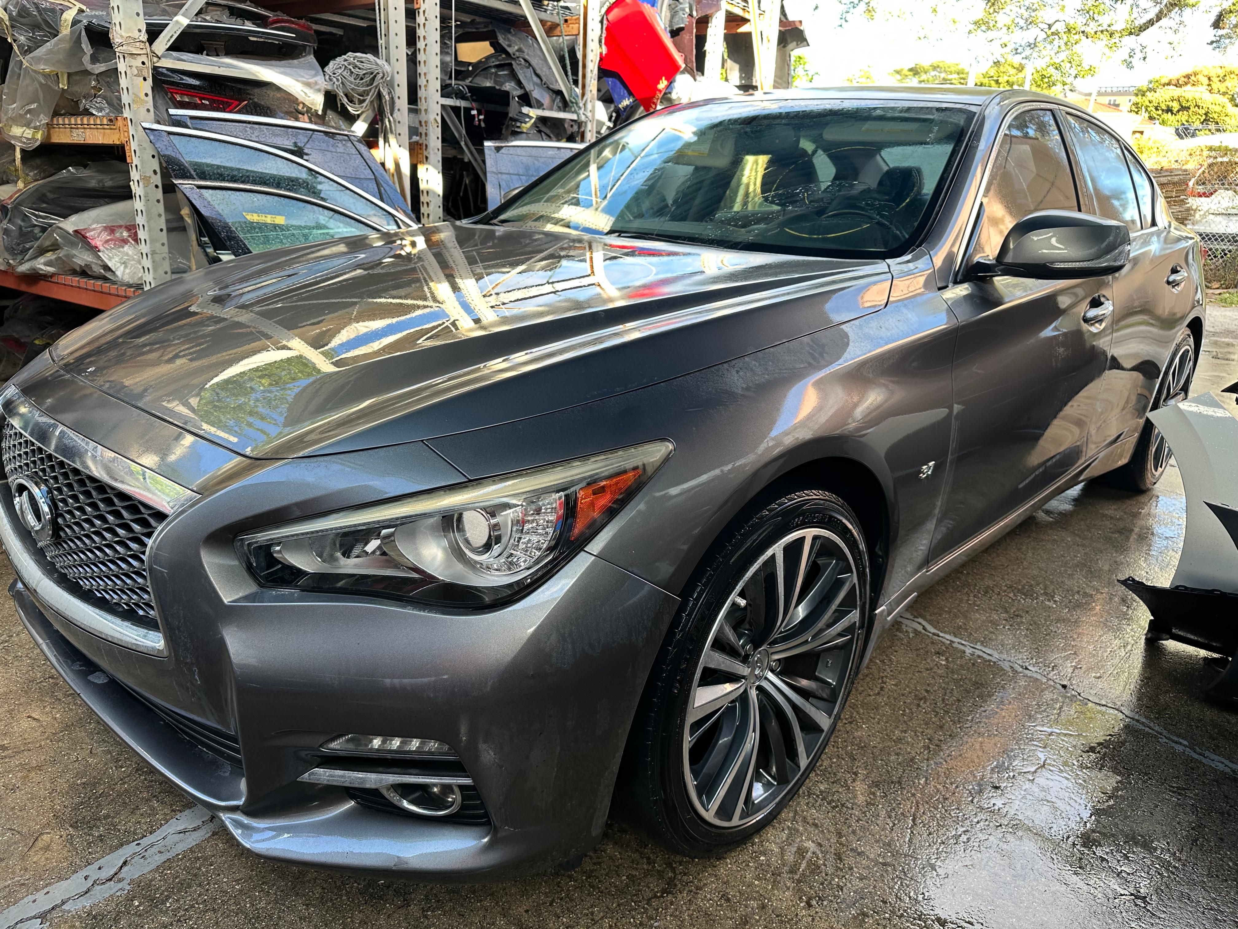 2014 2015 INFINITI Q50 ALL WHEEL DRIVER FOR PART OUT