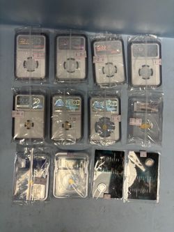 Uncirculated graded coins gold silver and platinum