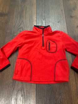 Boys red sweater size 4t by Okie Dokie #17