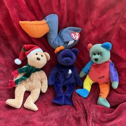 TY Beanie Babies (set of Four Or Sold Individually)
