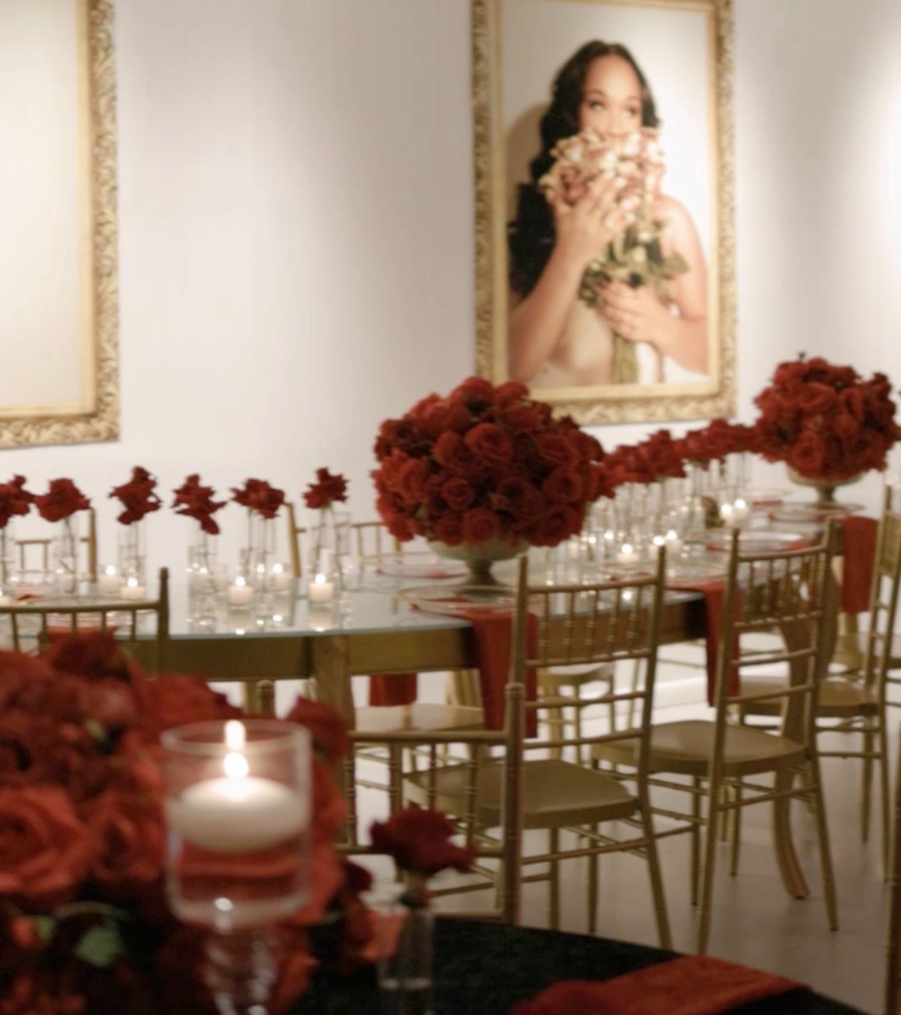 4 Piece Serpentine Table