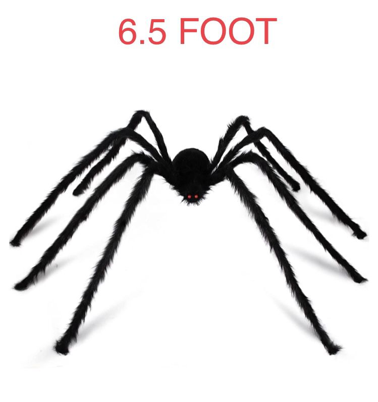 Giant Spider Decoration, Halloween Decorations Outdoor Large Spider Props 6.6FT