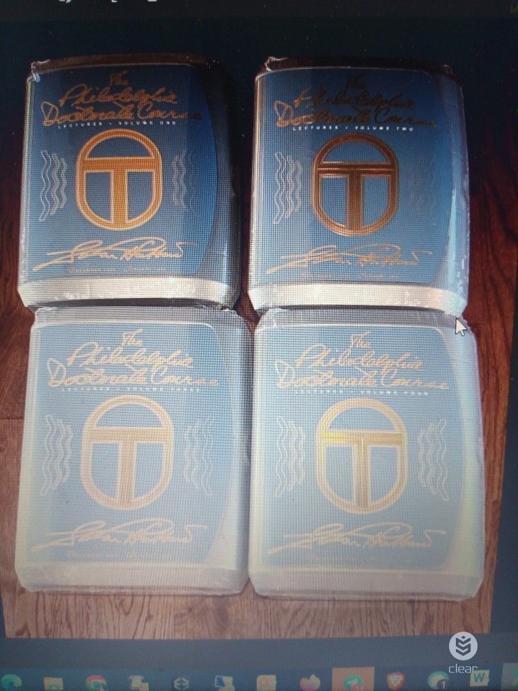 L. Ron Hubbard Philadelphia Doctorate Course Brand New Still In Plastic Wrap Two Sets Available $349 Each