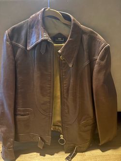 VINTAGE 70’s SPANISH LEATHER JACKET EXCELLENT CONDITION