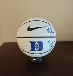 Coach K Signed Basketball