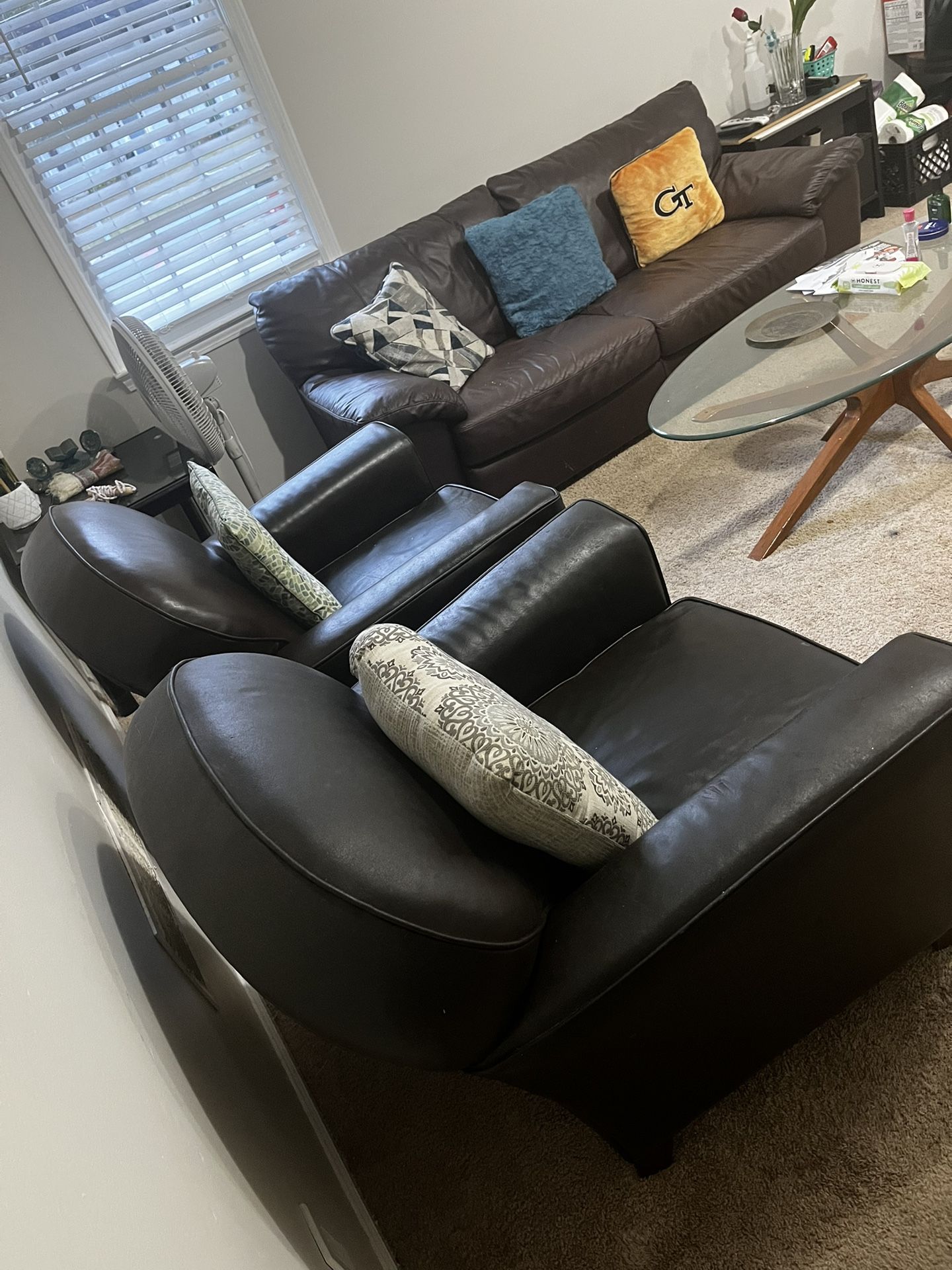 Sofa Set With Carpet 