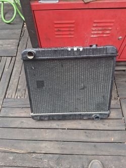 Chevy radiator 1965 chevy pick up