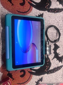 Amazon Tablet with Teal Protective Case