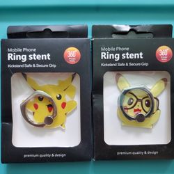 Pokemon Pikachu Phone Ring Holder