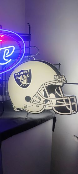 MILLER LITE RAIDERS 🏈 NEON SIGN . DODGERS & ANGELS BOBBLEHEADS AVAILABLE.( ALSO PLENTY OF NEON SIGNS / LIGHTS AVAILABLE FOR SALE ) TAP HANDLES