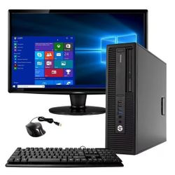 Computer HP Intel Core I5 6500 32 GHz 16 GB Ram 500 SSD Keyboard Mouse Monitor Windows 11 Fruity Loops Available Office 2024 Fully Activated