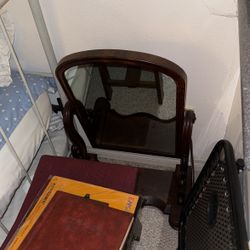 Antique Mirror 2 1/2 Feet Tall 