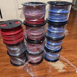 Wire # 12 Solid 500 Ft Each One Black Red And Blue 